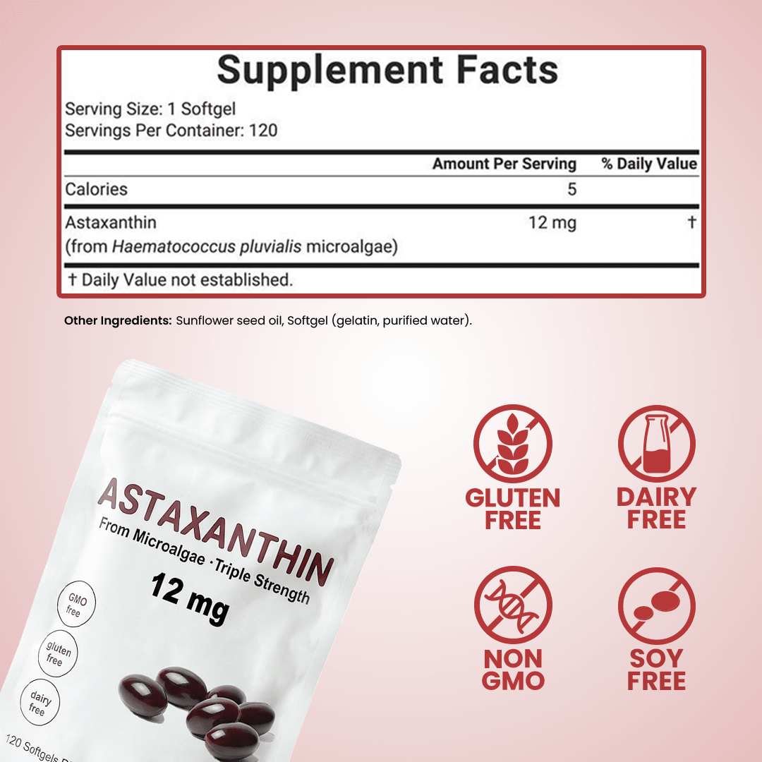 Atlas Astaxanthin 12mg Softgels - Atlas